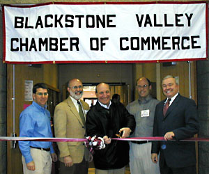 Ribbon cutting ceremony to open the Expo