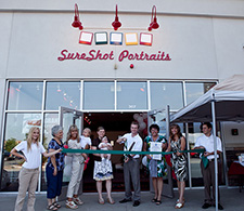 Sure Shot Portraits Ribbon Cutting August 4, 2011